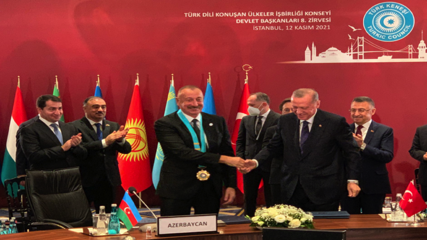 President of the Republic of Azerbaijan Ilham Aliyev is awarded the Supreme Order of Turkic World.