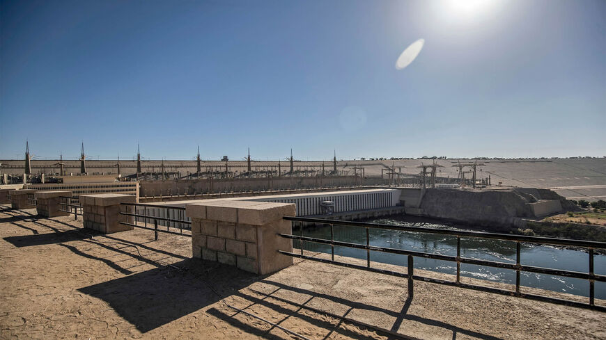 This photo shows a general view of the High Dam in Aswan, Egypt, Jan. 3, 2021.