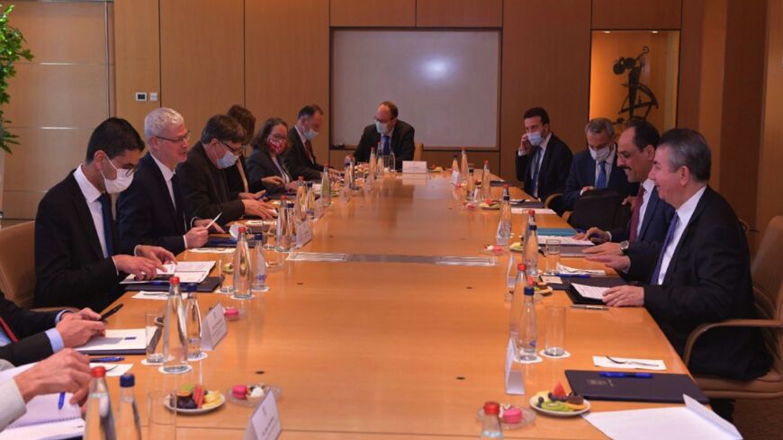 Senior Turkish delegation hosted at the Foreign Ministry in Jerusalem for bilateral talks, Feb. 17, 2022.
