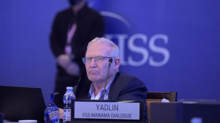 Retired Israeli general and Executive Director of Tel Aviv University's Institute for National Security Studies Amos Yadlin attends a session at the Manama Dialogue security conference, Manama, Bahrain, Dec. 5, 2020.