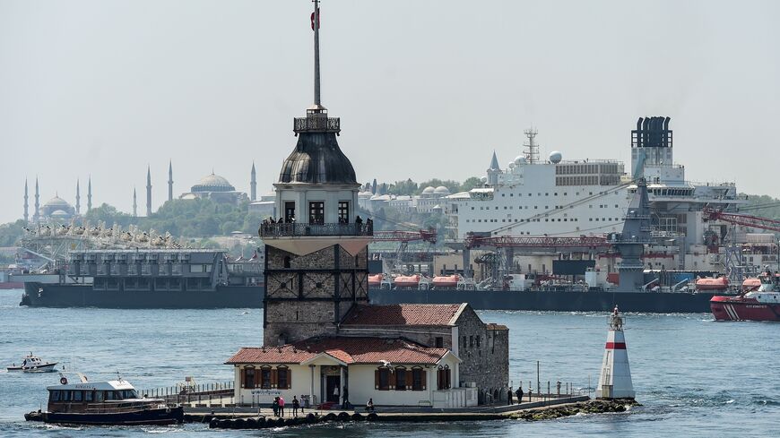 The Maiden's Tower is pictured.