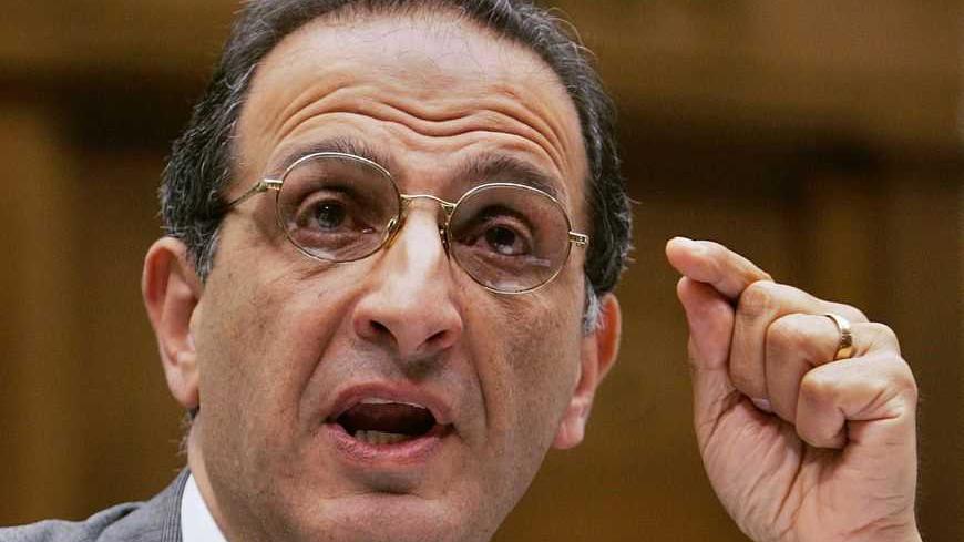 President of the Arab American Institute Dr. James J. Zogby testifies before the House Committee on the Judiciary on Capitol Hill June 10, 2005. The committee is holding a hearing entitled "Reauthorization of the USA Patriot Act." - RTXNJ67