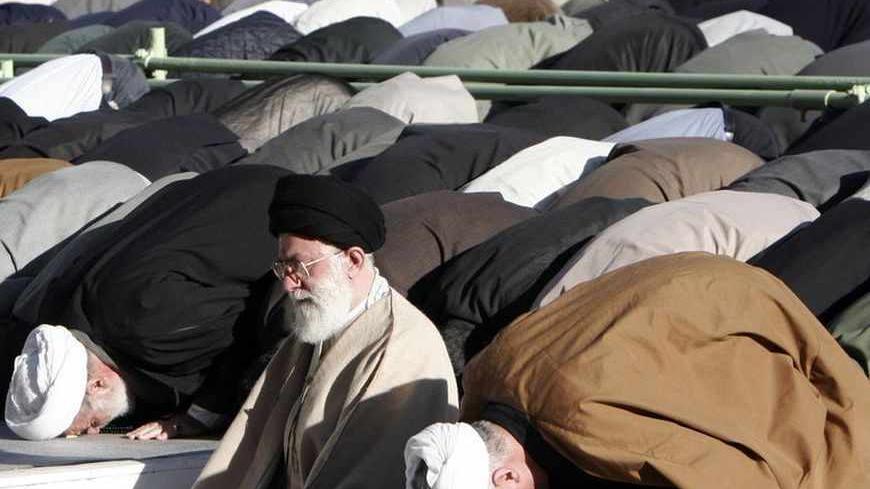 Iran's supreme leader Ayatollah Ali Khamenei leads the morning Eid prayers at the Imam Khomeini grand mosque in central Tehran November 4, 2005. REUTERS/Raheb Homavandi - RTR1A4VI