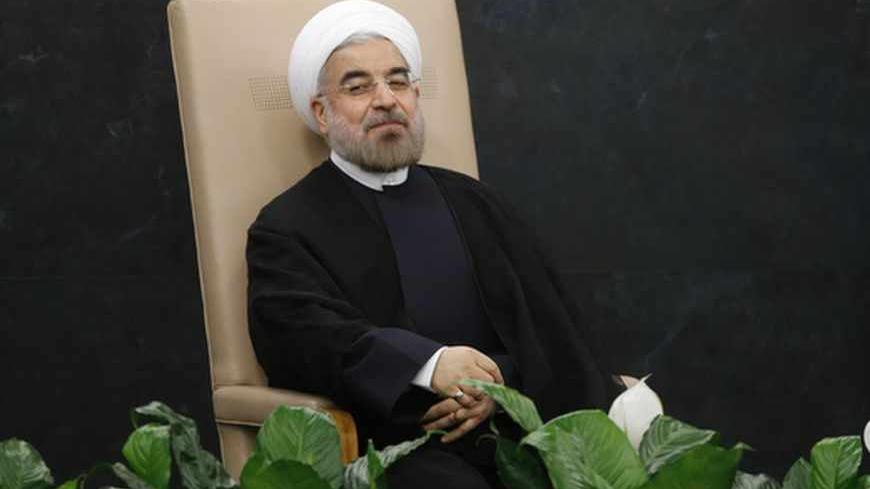 Iran's President Hassan Rouhani waits to address the 68th United Nations General Assembly at UN headquarters in New York, September 24, 2013 REUTERS/Ray Stubblebine (UNITED STATES  - Tags: POLITICS)   - RTX13YBM