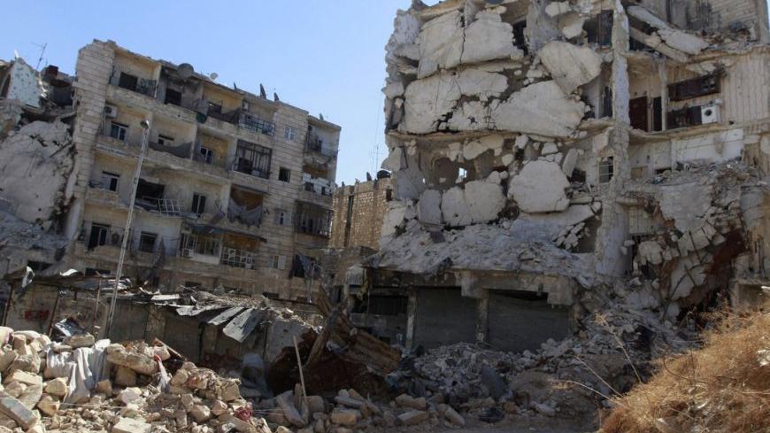 A view shows damaged buildings in Aleppo's Karm al-Jabal district October 6, 2013. REUTERS/Nour Kelze (SYRIA - Tags: CONFLICT CIVIL UNREST) - RTR3FNSO