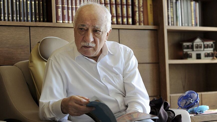 Islamic preacher Fethullah Gulen is pictured at his residence in Saylorsburg, Pennsylvania September 26, 2013. Born in Erzurum, eastern Turkey, Gulen built up his reputation as a Muslim preacher with intense sermons that often moved him to tears. From his base in Izmir, he toured Turkey stressing the need to embrace scientific progress, shun radicalism and build bridges to the West and other faiths. The first Gulen school opened in 1982. In the following decades, the movement became a spectacular success, s