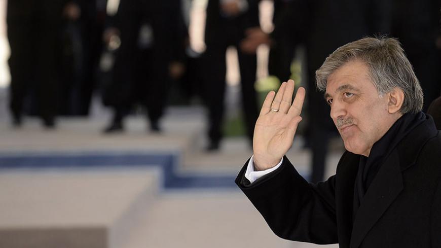 President Abdullah Gul of Turkey arrives at The World Forum in The Hague on March 24, 2014 on the first day of the two-day Nuclear Security Summit (NSS) . AFP PHOTO/POOL/MARCO DE SWART        (Photo credit should read MARCO DE SWART/AFP/Getty Images)