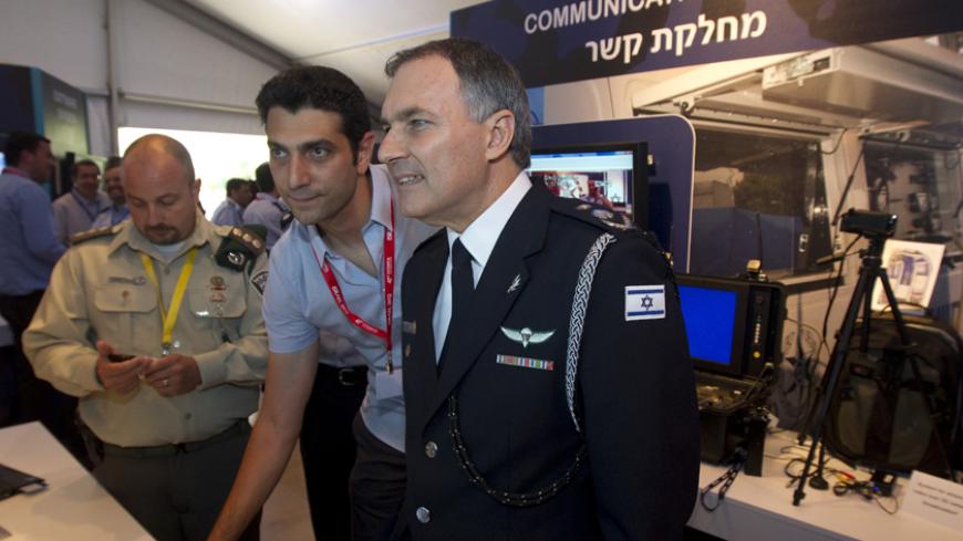 The head of the Israel Police, Major General Yohanan Danino, attends the Interpol European Regional Conference on its opening day in Tel Aviv on May 9, 2012. Israel, which is hosting the May 8-10 Interpol European parley for the first time, joined the France-based organisation in 1949, a year after the foundation of the Jewish state, initially as part of the Asia region, where it is geographically located.    AFP PHOTO / JACK GUEZ        (Photo credit should read JACK GUEZ/AFP/GettyImages)