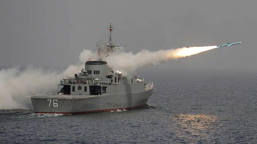 EDITORS' NOTE: Reuters and other foreign media are subject to Iranian restrictions on leaving the office to report, film or take pictures in Tehran.

A Nour missile is test fired off Iran's first domestically made destroyer, Jamaran, on the southern shores of Iran in the Persian Gulf March 9, 2010. A newly inaugurated Iranian destroyer test fired a surface-to-surface missile in the Gulf on Tuesday, Iran's Fars news agency reported.   REUTERS/Ebrahim Noroozi/IIPA  (IRAN - Tags: POLITICS MILITARY IMAGES OF TH