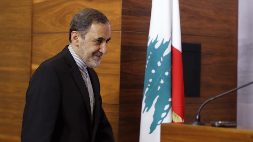 Ali Akbar Velayati, Iran's Supreme Leader Ayatollah Ali Khamenei's top adviser on international affairs, arrives to deliver a news conference after meeting with Lebanon's Prime Minister Tammam Salam at the government palace in Beirut May 18, 2015. REUTERS/Mohamed Azakir - RTX1DGJ6