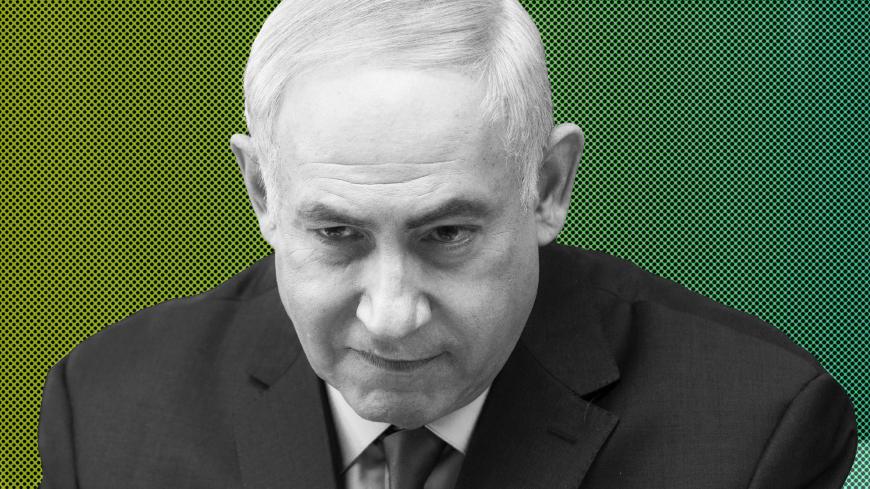 Israeli Prime Minister Benjamin Netanyahu attends the weekly cabinet meeting at his office in Jerusalem October 1, 2017. REUTERS/Sebastian Scheiner/Pool - RC1D7A832710