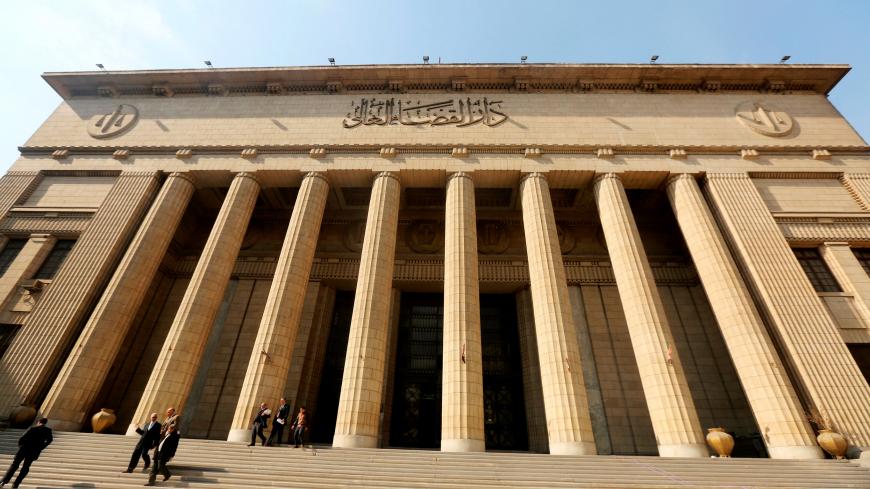 FILE PHOTO - A view of the High Court of Justice in Cairo, Egypt, January 21, 2016. To match Special Report EGYPT-JUDGES/     REUTERS/Staff/File Photo   - D1BEUHQTAPAA