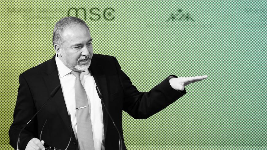 Israel Defense Minister Avigdor Lieberman speaks at the 53rd Munich Security Conference in Munich, Germany, February 19, 2017. REUTERS/Michaela Rehle - LR1ED2J0TAV4F