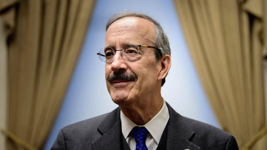 Ranking member of the House Foreign Relations Committee, Rep. Representative Eliot Engel (D-NY), who is a leading candidate to take over the panel, poses for a portrait in his office on Capitol Hill November 15, 2018 in Washington, DC. (Photo by Brendan Smialowski / AFP)        (Photo credit should read BRENDAN SMIALOWSKI/AFP/Getty Images)