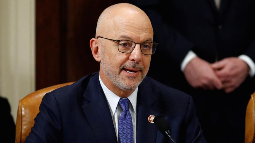 Rep. Ted Deutch, D-Fla., votes to approve the second article of impeachment against President Donald Trump during a House Judiciary Committee meeting on Capitol Hill, in Washington, U.S., December 13, 2019. Patrick Semansky/Pool via REUTERS - RC2GUD9CQYPS