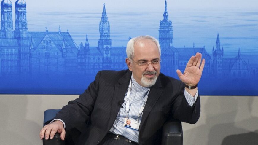 Iran's Foreign Minister Mohammad Javad Zarif attends the annual Munich Security Conference February 2, 2014. REUTERS/Lukas Barth (GERMANY - Tags: POLITICS) - RTX184O0