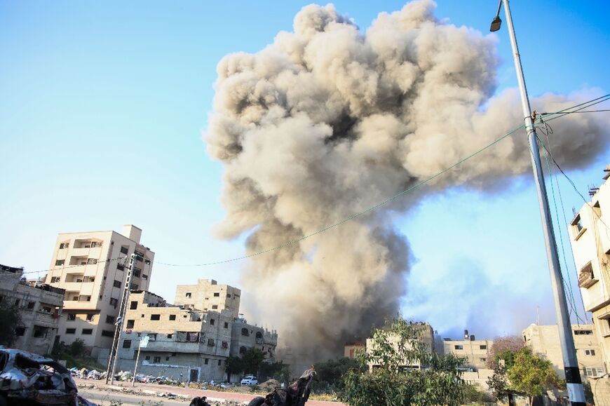 Israel continued to bombard Gaza, with the military saying tensions with Iran would not distract from the war