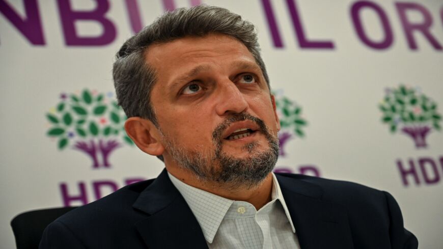 Armenian lawmaker from the pro-Kurdish HDP party Garo Paylan speaks during an interview on Oct. 12, 2020, in Istanbul. Despite keeping a low profile since the fighting started in Nagorno-Karabakh, members of the tiny Armenian community of Turkey feel under pressure and fear being targeted for any perceived support of Armenia amid Ankara's vociferous backing of Azerbaijan.