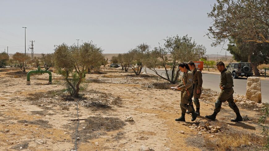 Israeli search for missile debris
