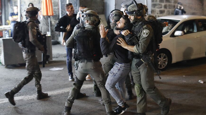 Palestinian detained near Damascus Gate in Jerusalem