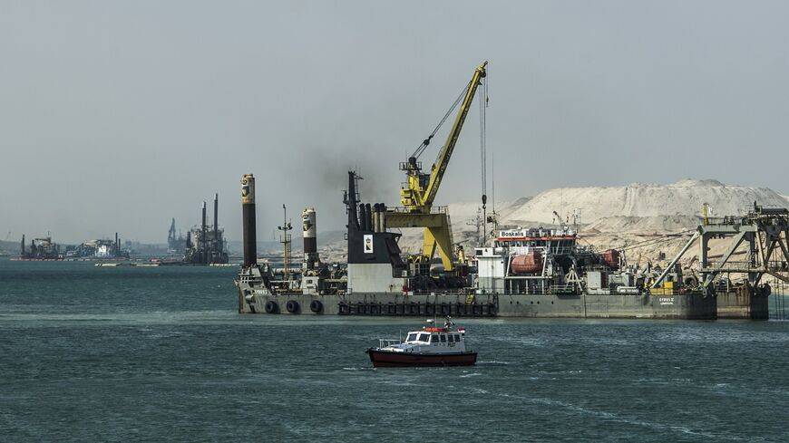 Suez Canal dredger
