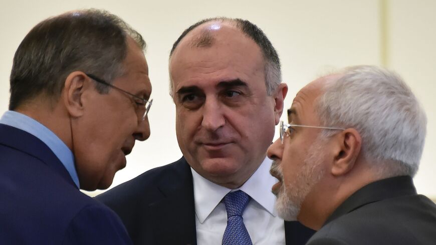 Russian, Azerbaijani and Iranian foreign ministers 