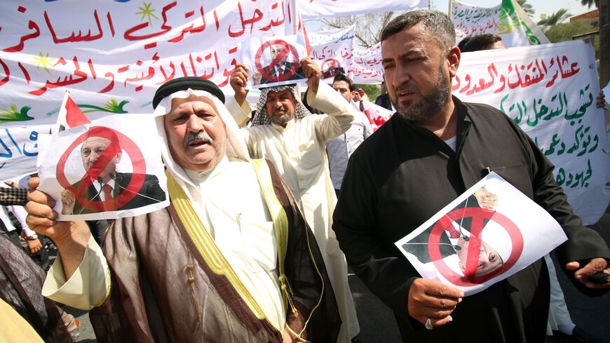Anti-Turkish protest in Basra 