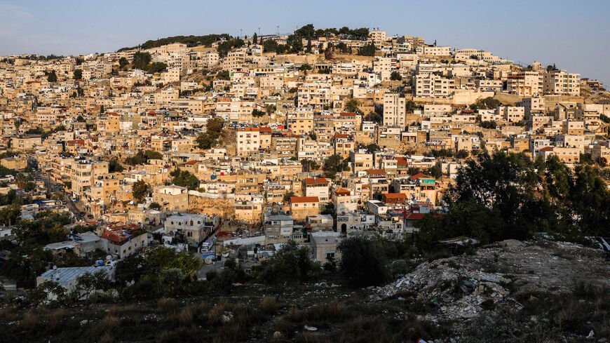 This picture shows a view of the predominantly Arab neighbourhood of Silwan, just outside the Old City in Israeli-annexed east Jerusalem, on Nov. 9, 2020. 