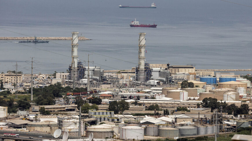 A general view shows a power plant in Haifa, Israel, April 20, 2015.