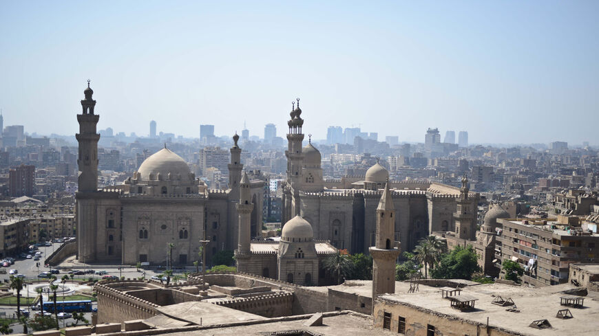 A picture taken from the Salaheddine Citadel shows Al-Rifai Mosque and the Mosque of Sultan Hassan, Cairo, Egypt, June 17, 2015.