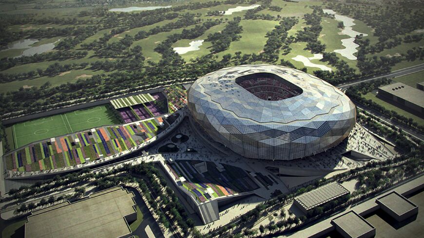 In this handout image supplied by Qatar 2022, this artist's impression represents Qatar Foundation Stadium. Qatar will host the FIFA World Cup in 2022.
