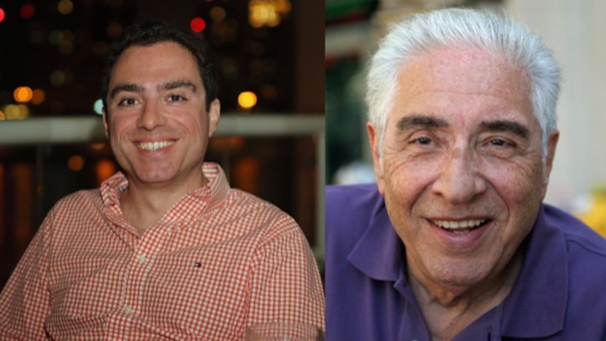 Siamak Nazami (L) and Baquer Namazi (R) are seen in images provided by their family.
