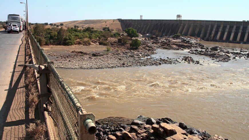 Roseires Dam on Blue Nile in Sudan 