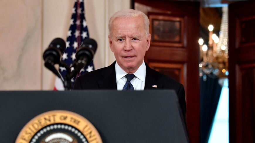 Joe Biden discussing Gaza war on May 20