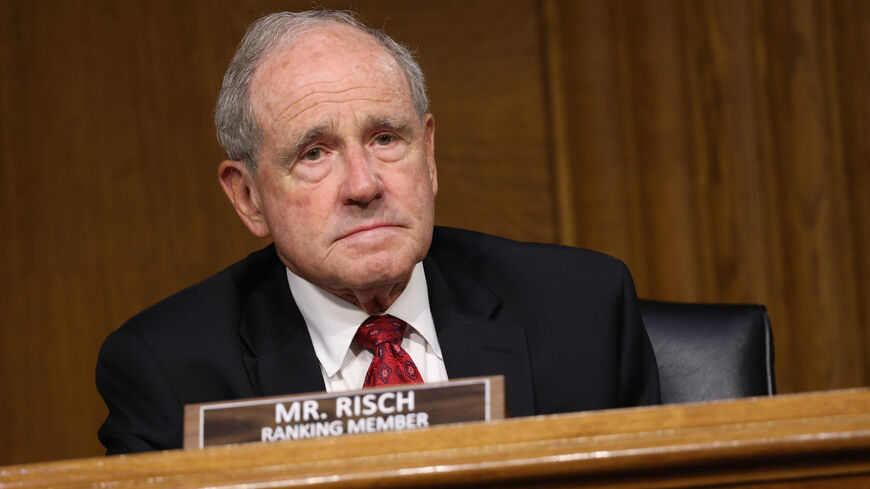 US Sen. James Risch (R-ID) attends a Senate Foreign Relations Committee hearing on U.S. policy towards Belarus at the Dirksen Senate Office Building on June 09, 2021 in Washington, DC. 