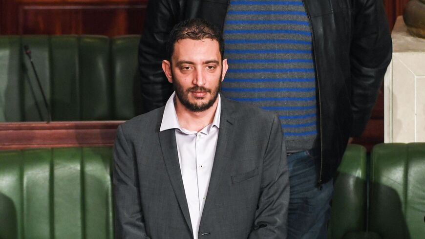 Yassine Ayari in parliament