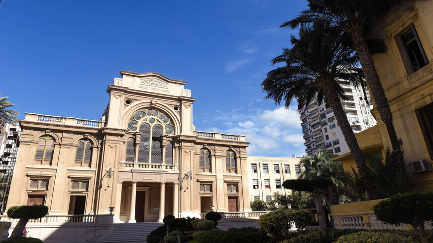 A general view shows the Eliyahu Hanavi Synagogue in Nabi Daniel Street, Alexandria, Egypt, Nov. 14, 2016.