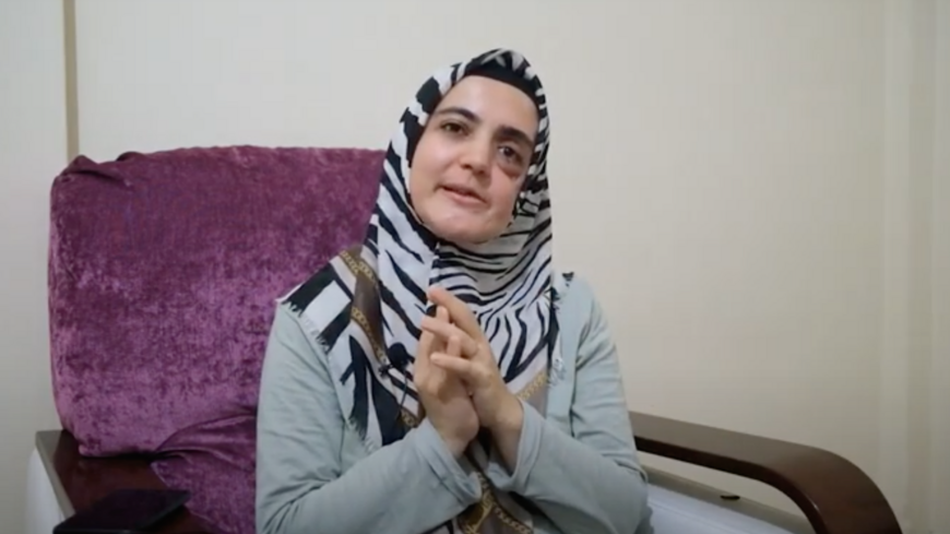 Ayse Ozdogan appears in a screengrab of a YouTube video from Oct. 8, 2021.