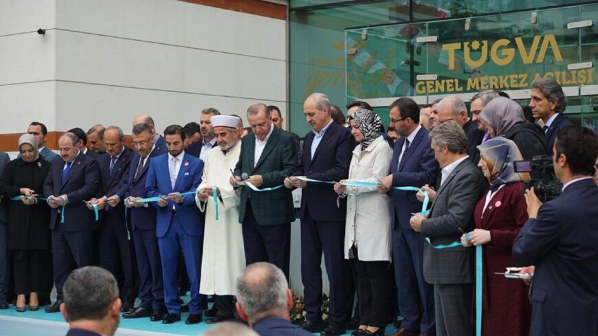 Inauguration ceremony of TUGVA head office, attended by President Recep Tayyip Erdogan and statesmen, Nov. 9, 2018.