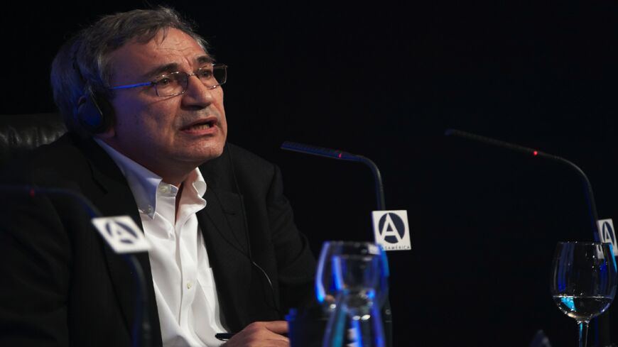 Turkish author and Nobel Prize in literature winner Orhan Pamuk.