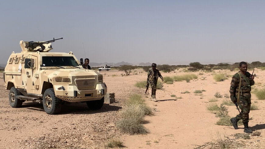 Yemeni government forces in Shabwa province