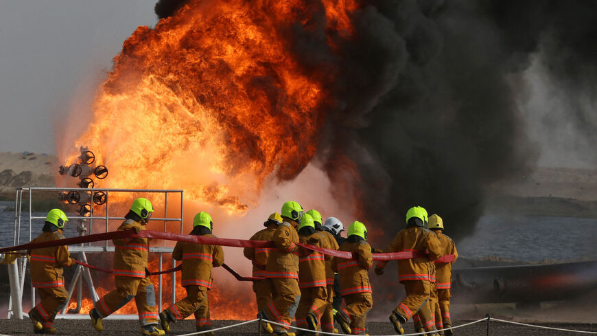 Kuwait firefighting drill