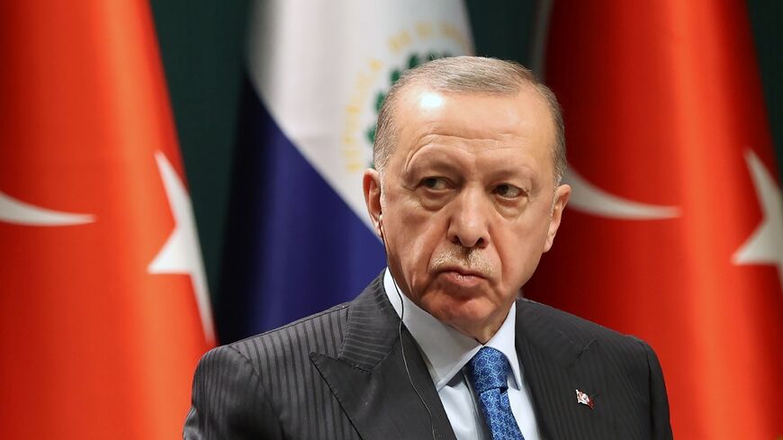 Turkey's President Recep Tayyip Erdogan, pictured in Ankara on January 20, 2022 