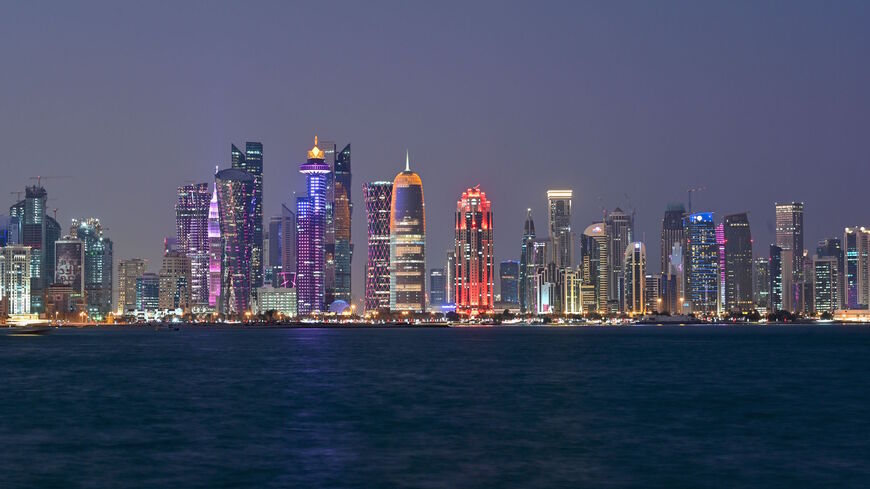 A general view taken on Dec. 20, 2019 shows the skyline of the Qatari capital Doha.