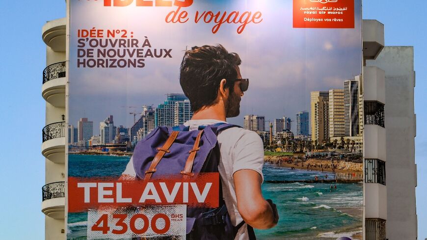 Morocco's national carrier Royal Air Maroc advertises its new Casablanca-Tel Aviv route 
