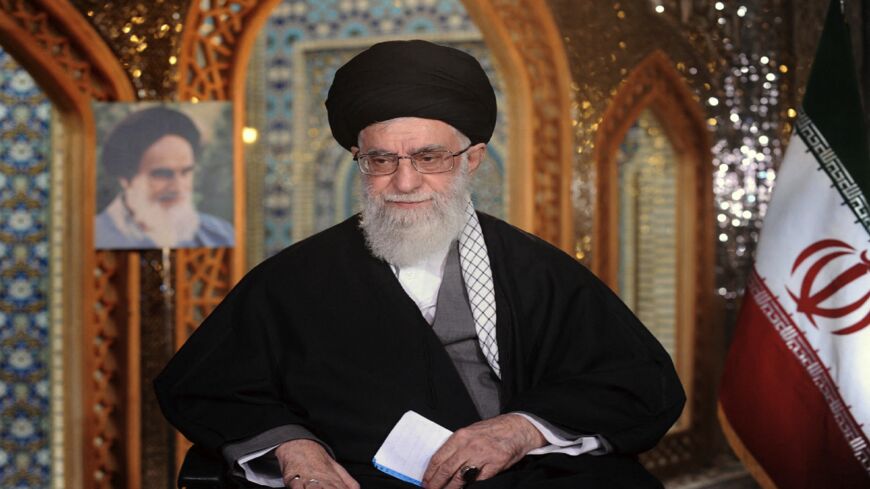 Iran's supreme leader, Ayatollah Ali Khamenei, on March 20, 2013.