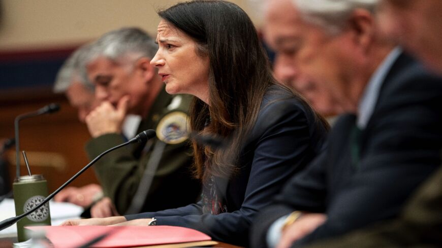 US Director of National Intelligence Avril Haines testifies.