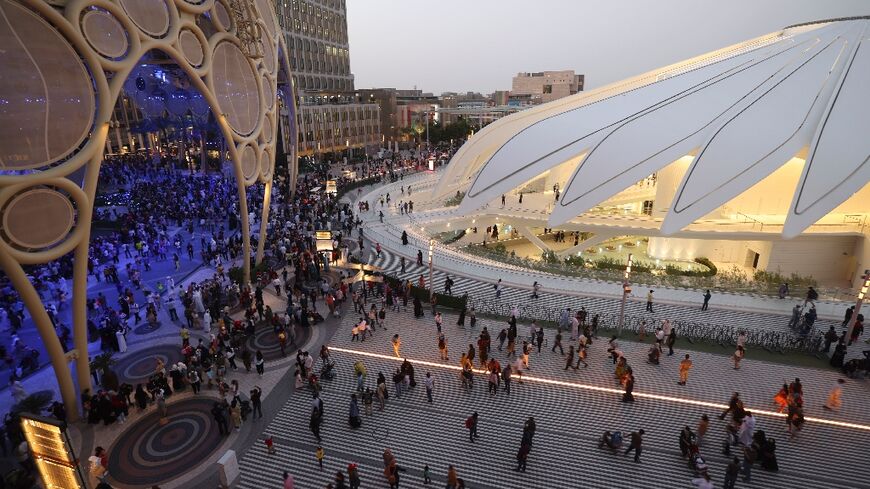 The site, with its canopied walkways and speakers playing soothing music, is now envisaged as a car-free "15-minute city", with all parts accessible by foot or bicycle within a quarter of an hour