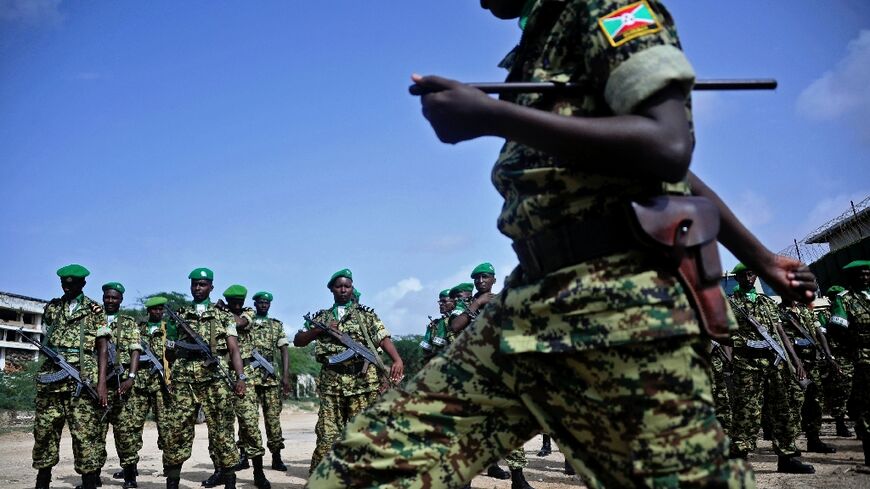 Burundian soldiers are part of the African Union peacekeeping force in Somalia  