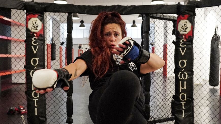 Nicknamed "Fierce Savage", Lina Fayyad cuts an unusual figure in the world of MMA